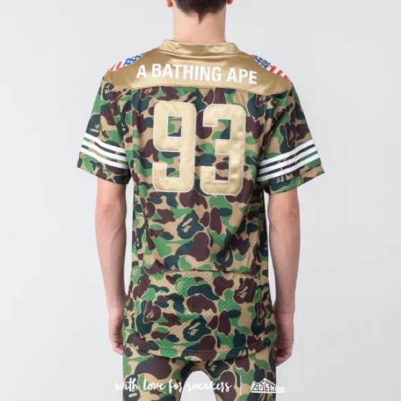 Bape Other - ADIDAS X BAPE FOOTBALL JERSEY SIZE L (464)